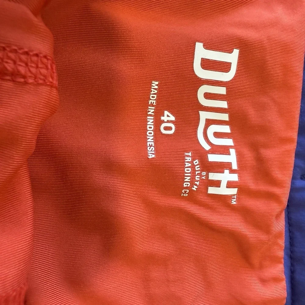 DULUTH Men's 40 Cannonball Hybrid Shorts Armachillo Liner‎ Purple Nanotex Shell